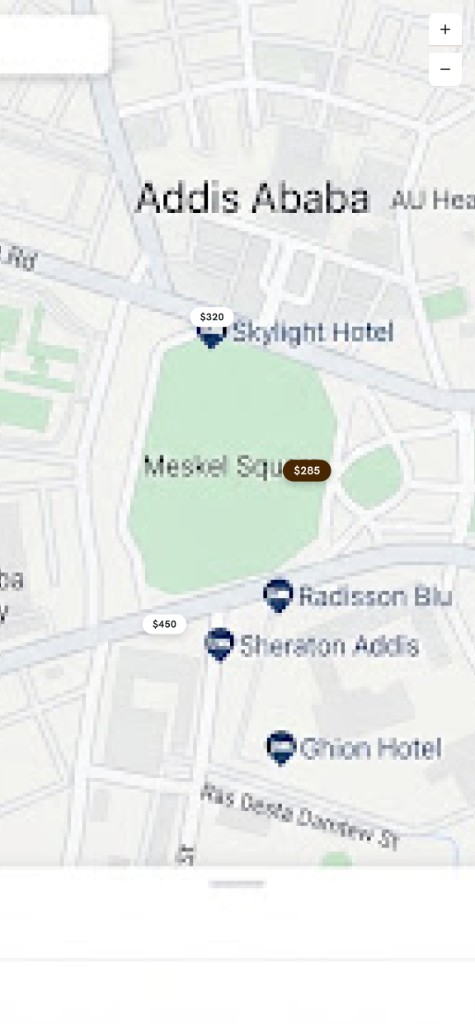 Property location in Addis Ababa